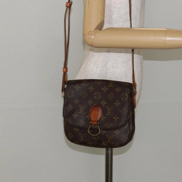 LOUIS VUITTON Monogram Saint Cloud MM Shoulder Bag M51243 LV Auth 145228 - Picture 14 of 16